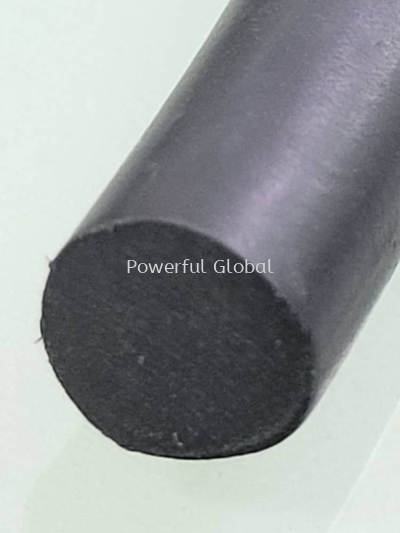 EPDM Rubber Solid Round Bar Black