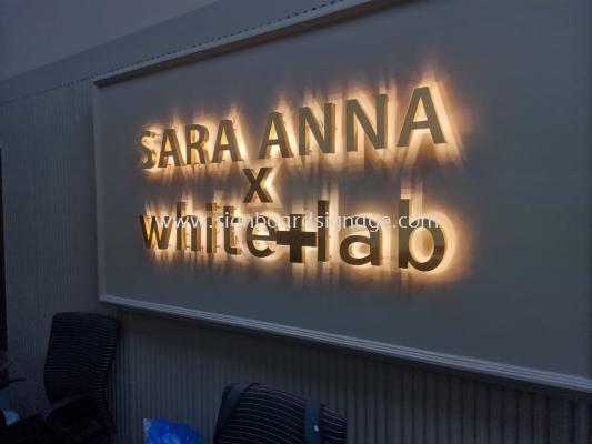 Sara Anna x White + Lab - Indoor 3D LED Stainless less Backlit - Ampang 