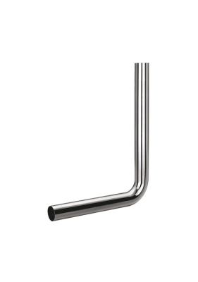 Stainless steel L' shape WC flush pipe