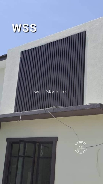 Aluminum boxup louver