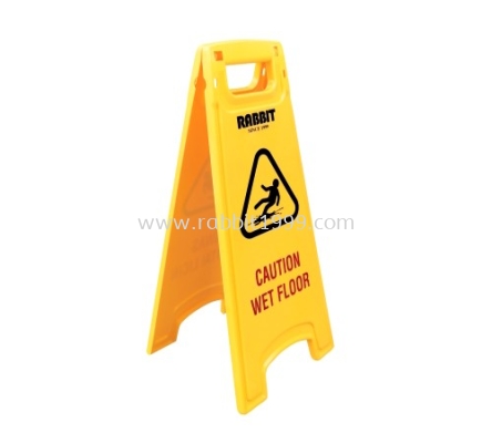 RABBIT YELLOW FLOOR SIGN - Caution Wet Floor