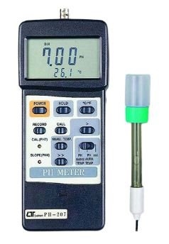 LUTRON PH-207 PH Meter, RS-232