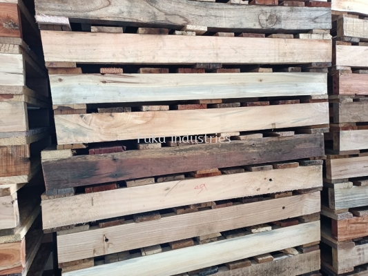 used wooden pallet