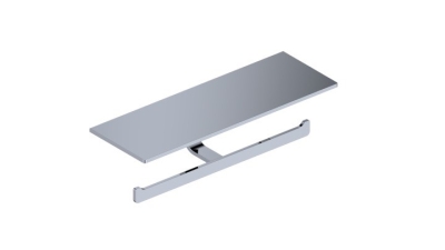 Commercial Series-Double Toilet Roll Holder with Shelf