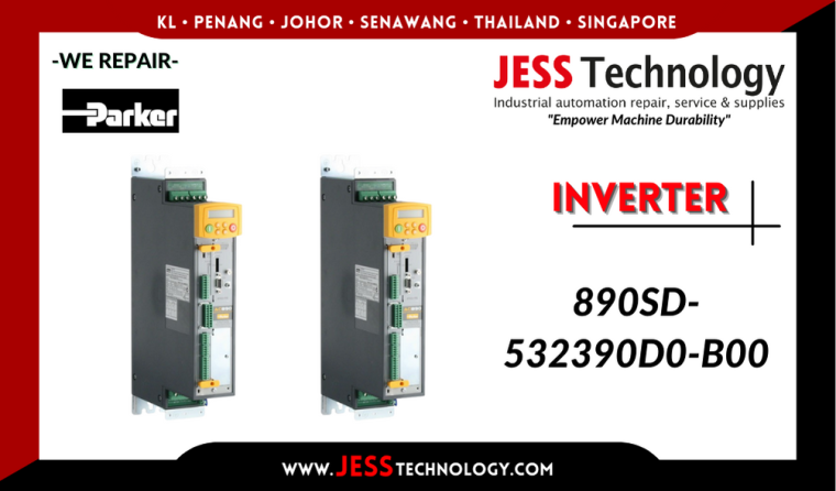 Repair PARKER INVERTER 890SD-532390D0-B00 Malaysia, Singapore, Indonesia, Thailand