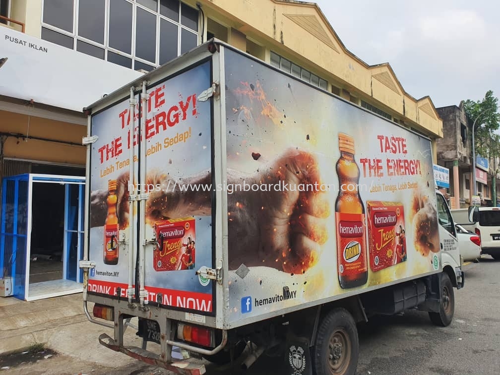 HEMAVITA TRUCK LORRY & VAN STICKER PRINTING AT KUANTAN AIR PUTIH 