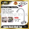 KITA K550 1/2" Swan Neck Wall Tap Bathroom/Kitchen Appliances / Accessories Home Improvement