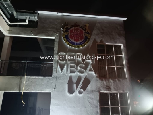 Gerai MBSA U6 - 3D Aluminum Signage - Ampang