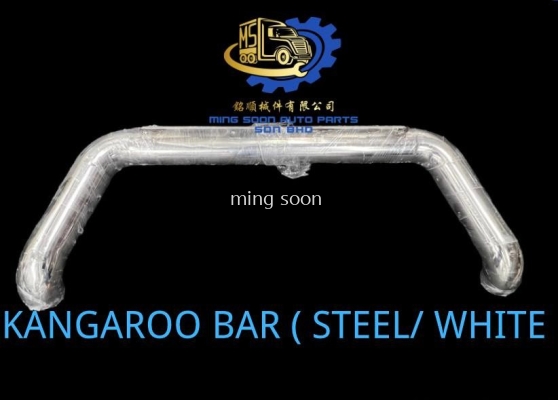 KANGAROO BAR ( STEEL/ WHITE )