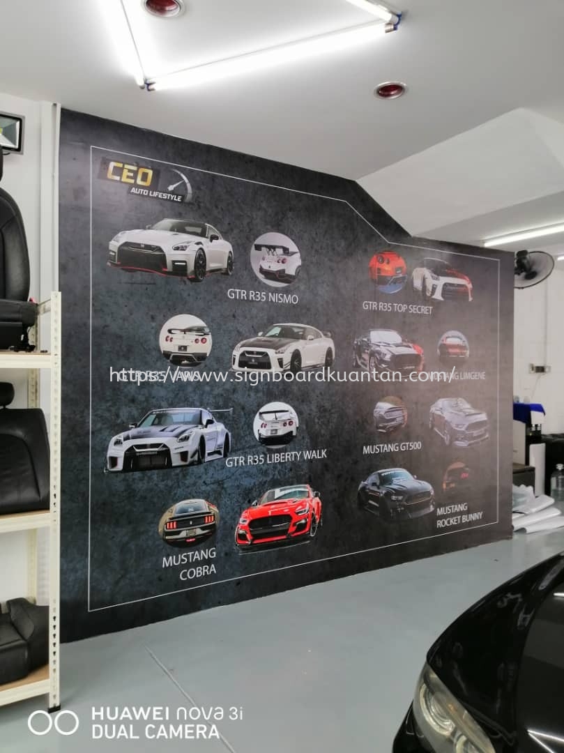 CEO AUTO LIFESTYLE INKJET WALLPAPER PRINTING AT KUANTAN AIR PUTIH 