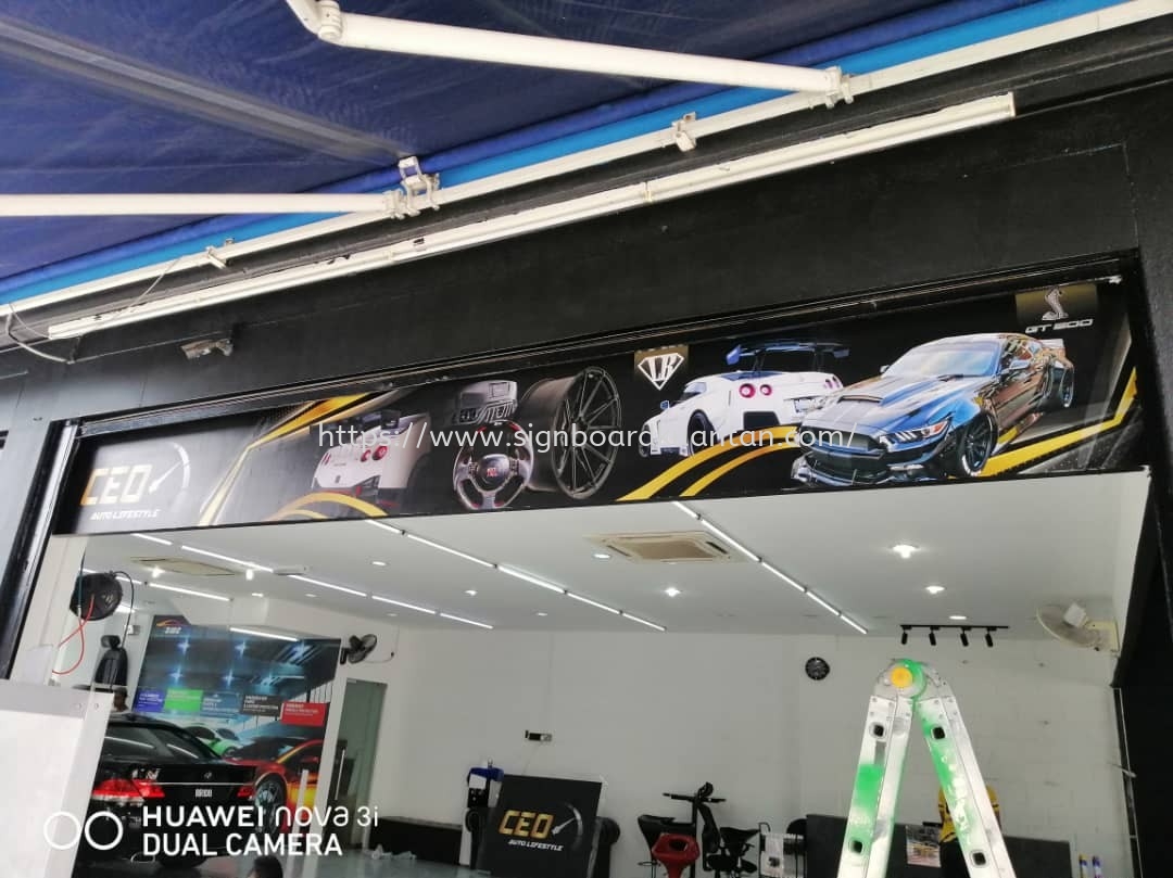 CEO AUTO LIFESTYLE INKJET WALLPAPER PRINTING AT KUANTAN AIR PUTIH 