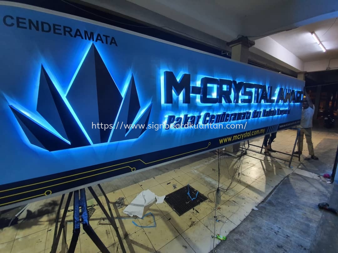 M-CRYSTAL AWARD KEDAI CENDERAMATA OUTDOOR 3D LED BACKLIT SIGNAGE AT KUANTAN AIR PUTIH 