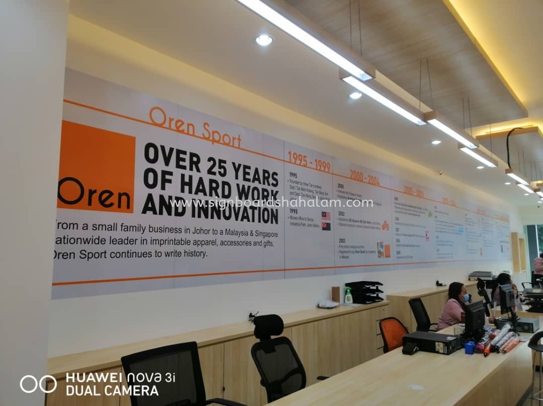 OREN SPORT INKJET WALLPAPER STICKER PRINTING 