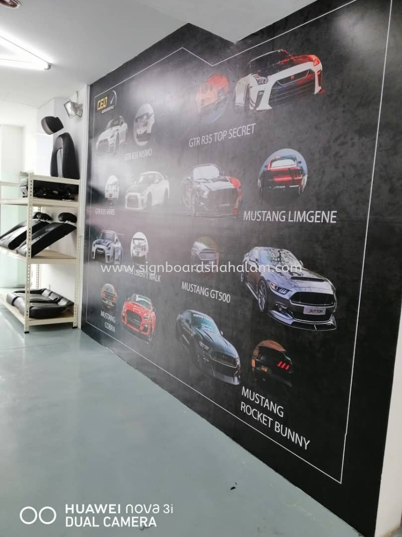 CEO AUTO LIFESTYLE INKJET WALLPAPER STICKER PRINTING AT KUALA LUMPUR 