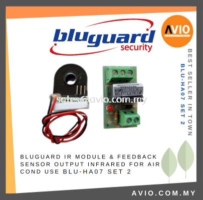 Bluguard IR Module & Feedback Sensor Output Infrared for Air Cond Security Burglar Wired Alarmuse BLU-HA07 SET 2