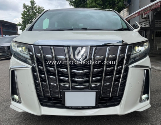 TOYOTA ALPHARD 2015 CONVERT 2018 AERO LOOK FRONT BUMPER 