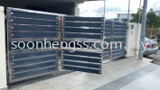  OPEN DOOR MAIN GATE STAINLESS STEEL