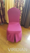 Spandex Chair Cover Center Pleat Pink Pleated Skirt Spandex Chair Cover Chair Cover F&B Linen