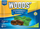 Woods Peppermint 6drops Original Woods Makanan Ringan