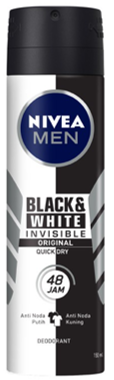 Nivea Body Spray Men B&W Original 150ml