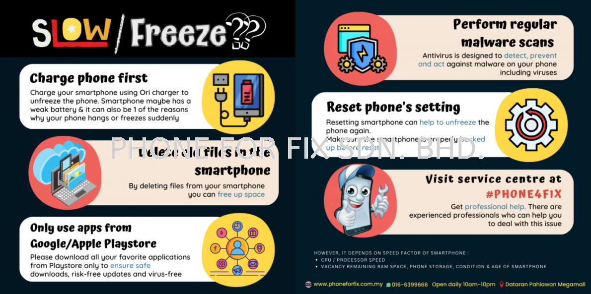 SMARTPHONE SLOW OR FREEZE ??