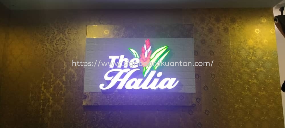 THE HIALA INDOOR 3D LED FRONTLIT SIGNAGE AT KUANTAN AIR PUTIH 