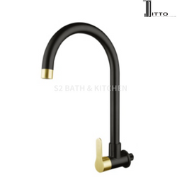 Itto Wall Kitchen Sink Tap IT-W1410Q2-44GBL