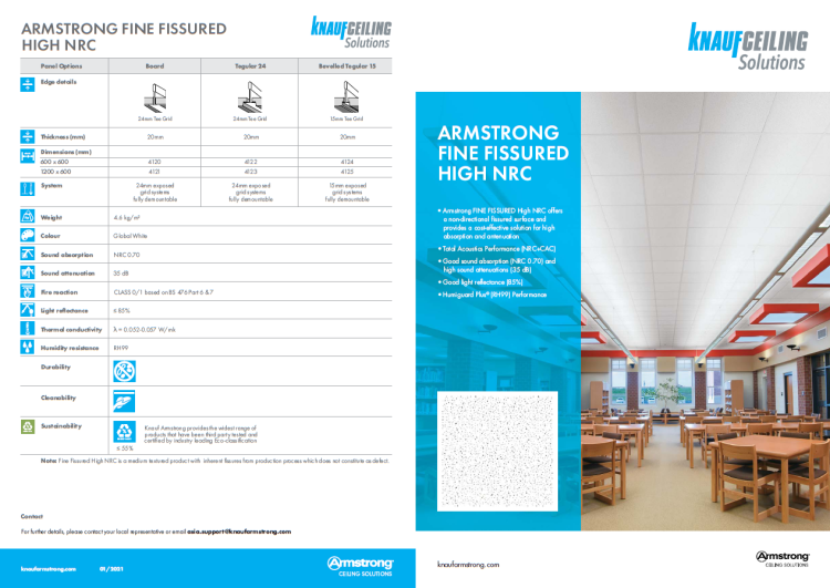 ARMSTRONG FINE FISSURED HIGH NRC