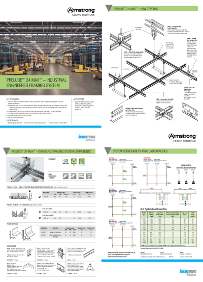 PRELUDE 24 MAX - INDUSTRIAL ENGINEERED FRAMING SYSTEM