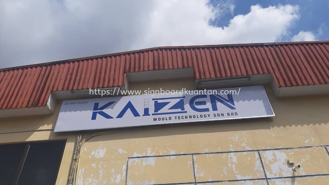 KAIZEN KILANG ACUAN METAL G.I SIGNAGE AT KUANTAN TUN ISMAIL 