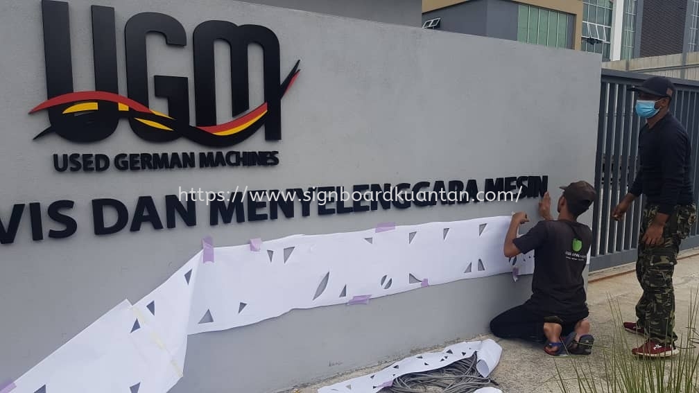 UGM MALAYSIA OUTDOOR PVC FOAM BOARD 3D LETTERING AT KUANTAN 