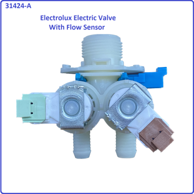 Code: 31424-A Electrolux EWF14012 / EWF12033 /EWF12022 / EWF10932 / EWF12933 / EWF14113 Inlet Valve Ori