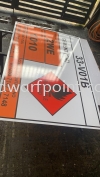 1.5mm aluminium plate with stickers surface Signage