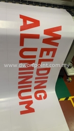 Hi resolution digital printing bunting or banner