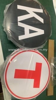 Custom made puspakom required stickers