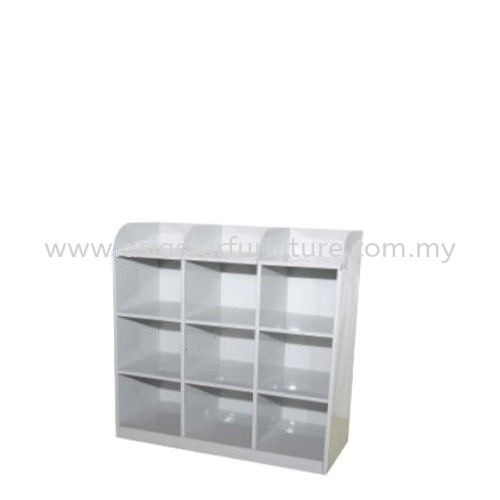 HALF HEIGHT STEEL 9 PIGEON HOLE SIDE TABLE CABINET - perak | penang | selangor