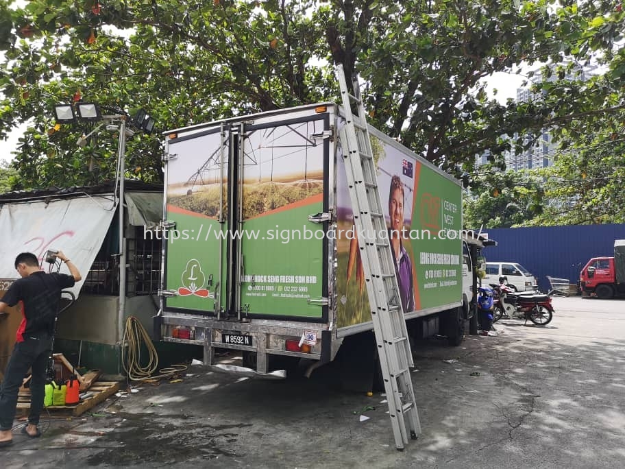 LEONG HOCK SENG FRESH TRUCK LORRY & VAN STICKER PRINTING AT KUANTAN 