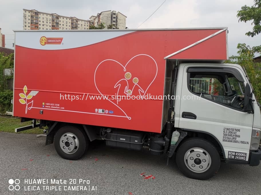 SHOON FATT TRUCK LORRY & VAN STICKER PRINTING AT KUANTAN 