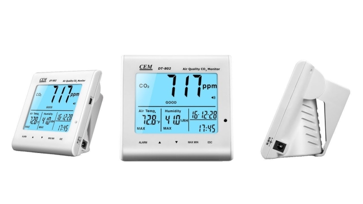 CEM - Desktop Indoor Air Quality CO2 Monitor DT-802