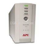 APC Back-UPS, 350VA/210W, Tower, 230V, 4x IEC C13 Outlets , User Replaceable Battery