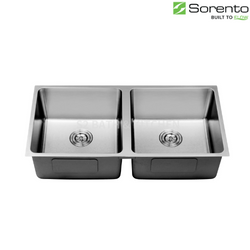 Sorento Undermount Kitchen Sink Double Bowl (Equal Size)