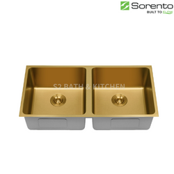 Sorento Undermount Kitchen Sink Double Bowl (Equal Size)