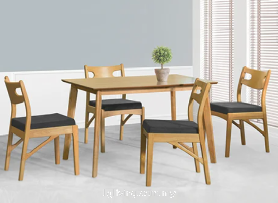 ALICE DINING TABLE +CHRISTINA DINING CHAIR(FJ1580T+FJ2536)