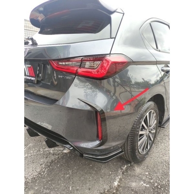 Honda city hatchback rear bumper canard