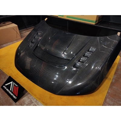 Honda civic fe vrs carbon fiber hood