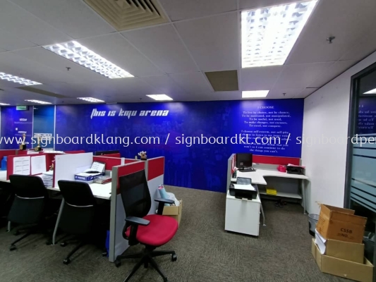 indoor office wallpaper printing sticker 