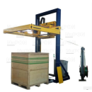 Wood board strapping machine with TITAN sealing head