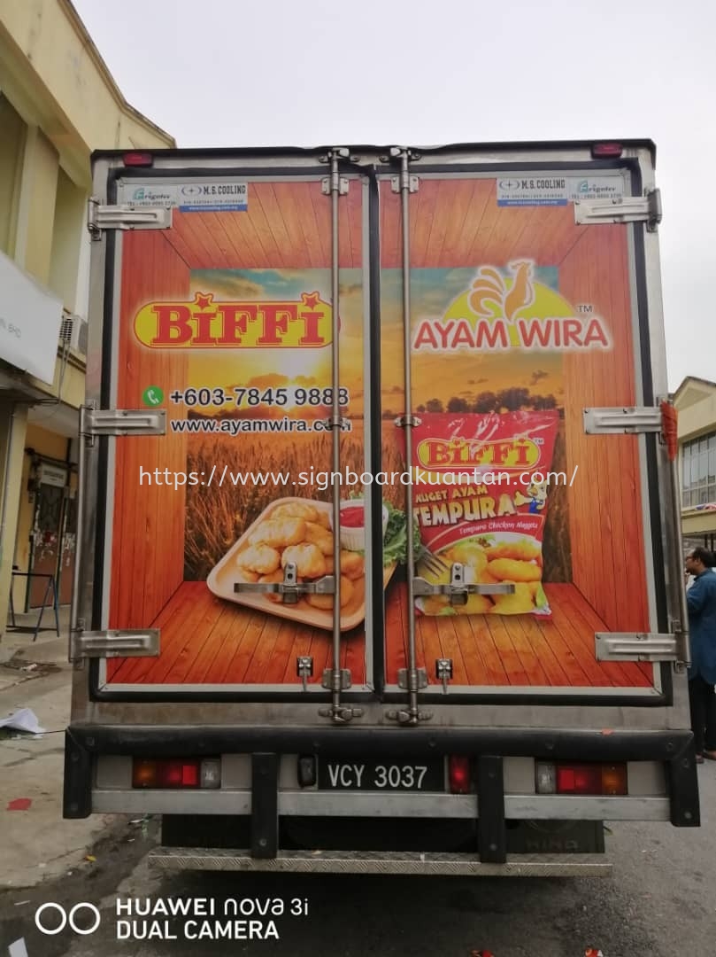 AYAMWIRA TRUCK LORRY & VAN STICKER PRINTING AT KUANTAN 