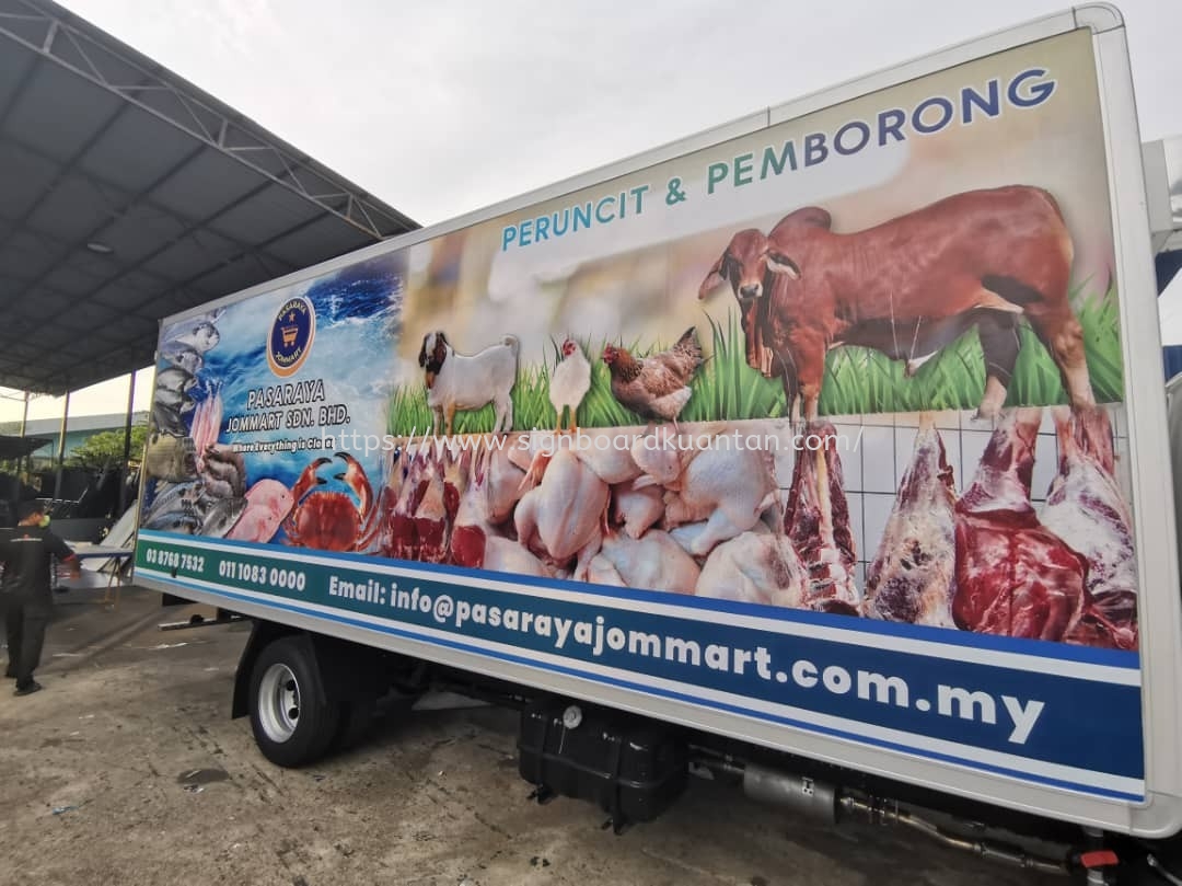 PASARAYA JOMMART TRUCK LORRY & VAN STICKER PRINTING AT KUANTAN 