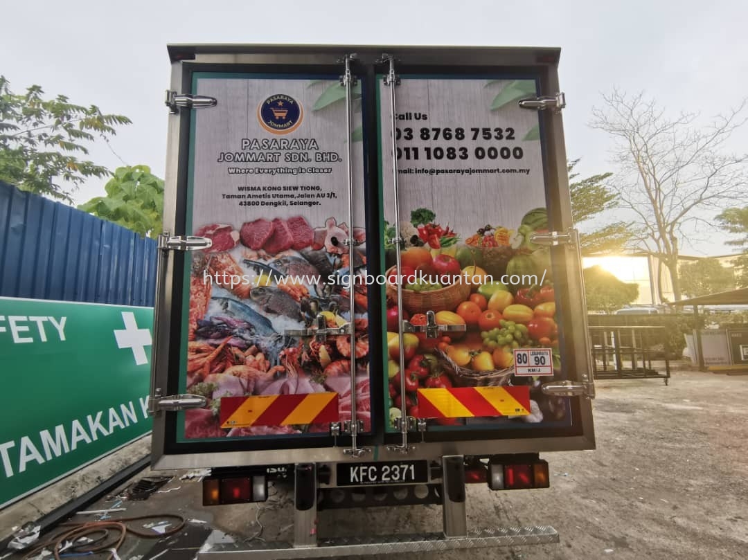 PASARAYA JOMMART TRUCK LORRY & VAN STICKER PRINTING AT KUANTAN 